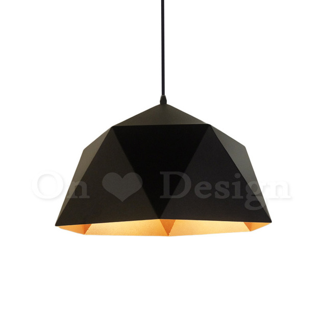 丹麥設計 Loft 北歐 設計師的燈款 金屬 鐵 摺紙 吊燈 黑色-大號
