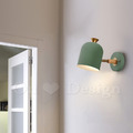 北歐 小清新 多彩 輕工業風 倉庫風 走道燈 床頭燈 可調整燈罩角度 夏洛特 壁燈-綠色_4