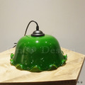 復古酒吧 工業風格 玻璃 美式 風格 餐廳聽 復古 玻璃燈 綠波 吊燈_11