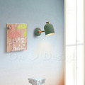 北歐 小清新 多彩 輕工業風 倉庫風 走道燈 床頭燈 可調整燈罩角度 夏洛特 壁燈-綠色_5