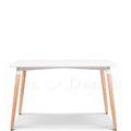 北歐風格 經典設計 餐桌 洽談桌 DSW 書桌 120CM - 白色
