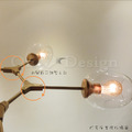 美式 復古 工業風格 現代與古典交錯 阿德爾曼 枝型 吸頂燈 5燈 沙金-透明_8