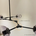 美式 復古 工業風格 現代與古典交錯 阿德爾曼 枝型 吸頂燈 5燈 黑-煙燻_10