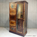 美式 VINTAGE 工業風 LOFT 實木 印度手工 工業家具 回收木 緋爾 回收木 五抽 書櫃_4