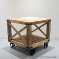 復古 美式 VINTAGE 工業風格家具 仿舊LOFT 印度手工製作 板車 茶几 邊几_4