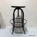 復古 美式 VINTAGE 餐廳 酒吧 榆木 仿舊 托萊多 升降吧台椅 凳_3