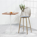 特價-北歐 輕工業風格 家具 扶手 餐廳椅 咖啡廳椅 圓背溫莎 吧檯椅 中島 咖-灰墊_1