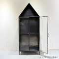 Vintage LOFT 法式 工業風 復古 鐵件 展示櫃 幾何 三角形 有機玻璃 收納 教堂 櫥櫃 收納櫃_4