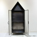 Vintage LOFT 法式 工業風 復古 鐵件 展示櫃 幾何 三角形 有機玻璃 收納 教堂 櫥櫃 收納櫃_6