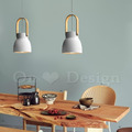 丹麥設計 北歐 極簡 輕工業風 木 鋁製 餐廳燈 走道燈 多彩 梅莉 吊燈 C款- 白色_1