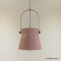 丹麥設計 北歐 極簡 輕工業風 木 鋁製 餐廳燈 走道燈 多彩 梅莉 吊燈 B款-粉色_6