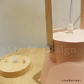 丹麥設計 北歐 極簡 輕工業風 木 鋁製 餐廳燈 走道燈 多彩 梅莉 吊燈 B款-粉色_10