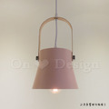 丹麥設計 北歐 極簡 輕工業風 木 鋁製 餐廳燈 走道燈 多彩 梅莉 吊燈 B款-粉色_8