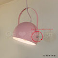 丹麥設計 北歐 極簡 輕工業風 鋁製 餐廳燈 走道燈 多彩 可調整角度 莫比 吊燈 - 粉色_7