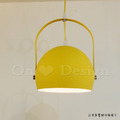 丹麥設計 北歐 極簡 輕工業風 鋁製 餐廳燈 走道燈 多彩 可調整角度 莫比 吊燈 - 黃色_6