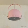 丹麥設計 北歐 極簡 輕工業風 鋁製 餐廳燈 走道燈 多彩 可調整角度 莫比 吊燈 - 粉色_5