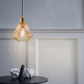 工業 復古風格 loft 設計師的燈 工業風 玻璃 酒瓶 吊燈 琥珀色 -B款_1