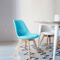 北歐風格 經典款式咖啡廳 餐廳 餐椅 DSW 腳架式 實木腳椅 - 藍_2