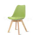 北歐風格 經典款式咖啡廳 餐廳 餐椅 DSW 腳架式 實木腳椅 -綠