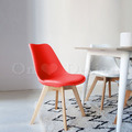 北歐風格 經典款式 DSW 腳架式 餐廳 餐椅 DSW 腳架式 實木腳椅-紅_1