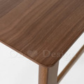 北歐 極簡風格 LOFT 餐廳桌 可亞 橡膠木 中島吧檯桌 胡桃木色 - 120CM_2