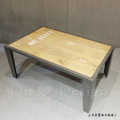 特價-復古 美式 VINTAGE 工業風格家具 印度手工製作 字繪 安格爾茶几-110CM_5