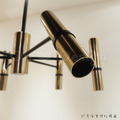 設計師燈款 北歐 後現代風格 奢華 可調整燈頭 古銅金 伽利略 LED 吸頂燈 7燈_9