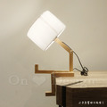 北歐風格 小清新 簡約 台燈 書房燈 笛卡兒 實木 桌燈_5