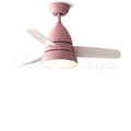 夏天好涼快 北歐 極簡 風格 吊扇燈 舒芙蕾 36吋 風扇LED 吸頂燈 吊燈-粉色