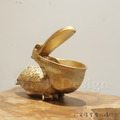 美式 復古 工業風 創意禮品 樹脂 擺件 裝飾品 鵜鶘大嘴鳥 首飾 擺飾 -仿舊金_4