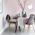 特價-北歐極簡 設計款 小清新風格 無扶手餐椅 餐廳椅 DSW 麻布餐椅 - 咖啡_1