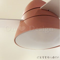 夏天好涼快 北歐 極簡 風格 吊扇燈 舒芙蕾 36吋 風扇LED 吸頂燈 吊燈-粉色_5