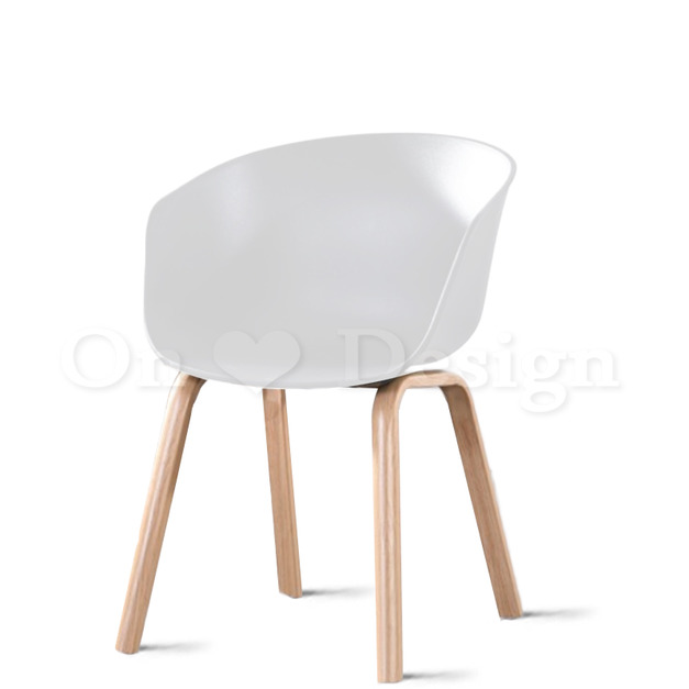 北歐 極簡 小清新 風格 酒吧 咖啡廳 餐廳 餐椅  彩色 餐廳 鐵 喬亞 餐椅 -白