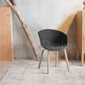 北歐 極簡 小清新 風格 酒吧 咖啡廳 餐廳 餐椅 彩色 餐廳 鐵 喬亞 餐椅 -黑麻_1