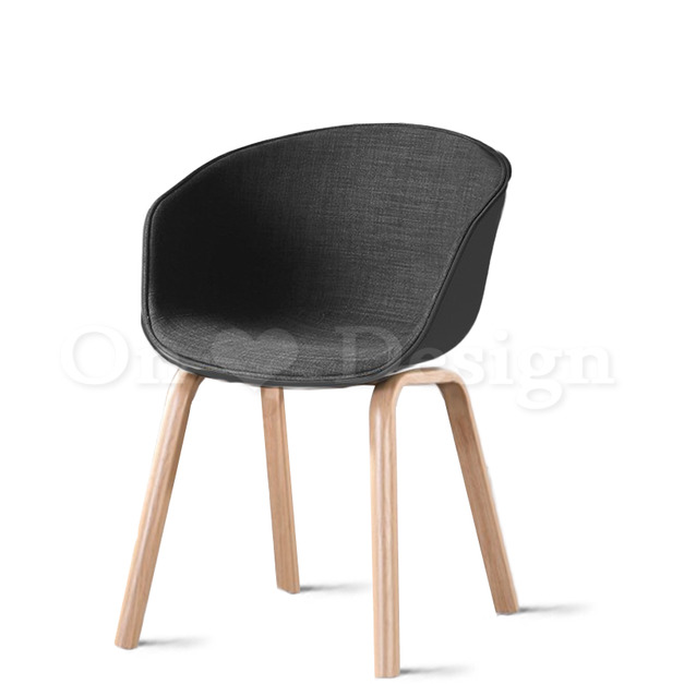 北歐 極簡 小清新 風格 酒吧 咖啡廳 餐廳 餐椅  彩色 餐廳 鐵 喬亞 餐椅 -黑麻