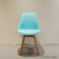 北歐風格 經典款式咖啡廳 餐廳 餐椅 DSW 腳架式 實木腳椅 - 藍_4