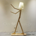 北歐 極簡 經典風格 設計款 趣味設計 實木 奔跑吧 落地燈 立燈_5