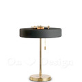 丹麥設計 歐式 酒店 奢華風 設計師的燈款 鐵 台燈 旋轉 鍍金桌燈 -黑色