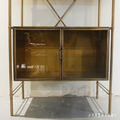 Vintage LOFT 法式 工業風 復古 鐵件 展示櫃 金閣 收納 展示架 -雙門_6