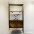 Vintage LOFT 法式 工業風 復古 鐵件 展示櫃 金閣 收納 展示架 -雙門_3