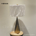 丹麥設計 歐式 酒店 奢華風 設計師的燈款 台燈 幾何 切割 金鑽 布罩 桌燈_7
