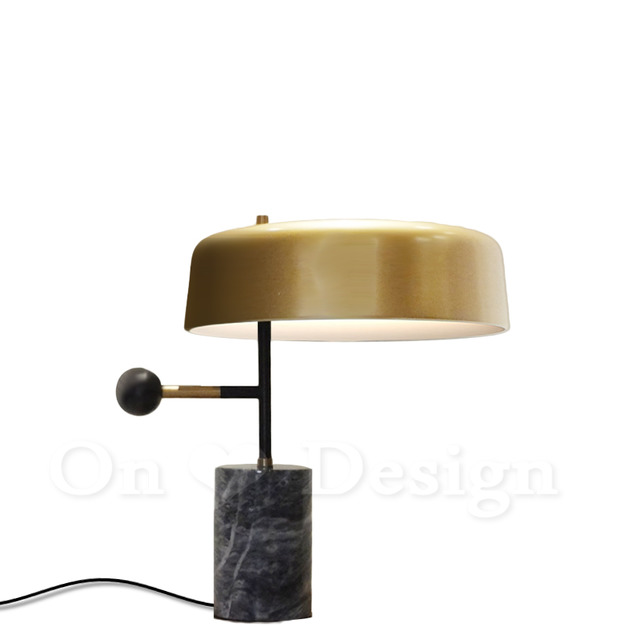 丹麥設計 北歐 奢華 沙金色  設計師的燈款 台燈  馬德斯 大理石 桌燈