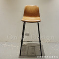 LOFT 工業風家具 復古仿舊鐵件 座墊 咖啡廳 喬特 靠背 吧檯椅-咖啡_5