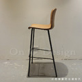 LOFT 工業風家具 復古仿舊鐵件 座墊 咖啡廳 喬特 靠背 吧檯椅-咖啡_9