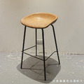 LOFT 工業風家具 復古仿舊鐵件 格菱紋 座墊 咖啡廳 喬特 吧檯椅-咖啡_6