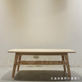 北歐風格 小清新 客廳 咖啡桌 和風 日式小茶几 雙層 茶几 原木色 -110CM_3