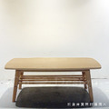 北歐風格 小清新 客廳 咖啡桌 和風 日式小茶几 雙層 茶几 原木色 -110CM_4
