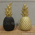 丹麥 北歐風 創意禮品手 樹脂 擺件 裝飾品 金色 旺旺來 鳳梨 -黑色_5
