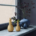 丹麥 北歐風 創意禮品手 樹脂 擺件 裝飾品 金色 旺旺來 鳳梨 -金色_1