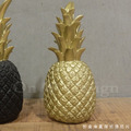 丹麥 北歐風 創意禮品手 樹脂 擺件 裝飾品 金色 旺旺來 鳳梨 -金色_2